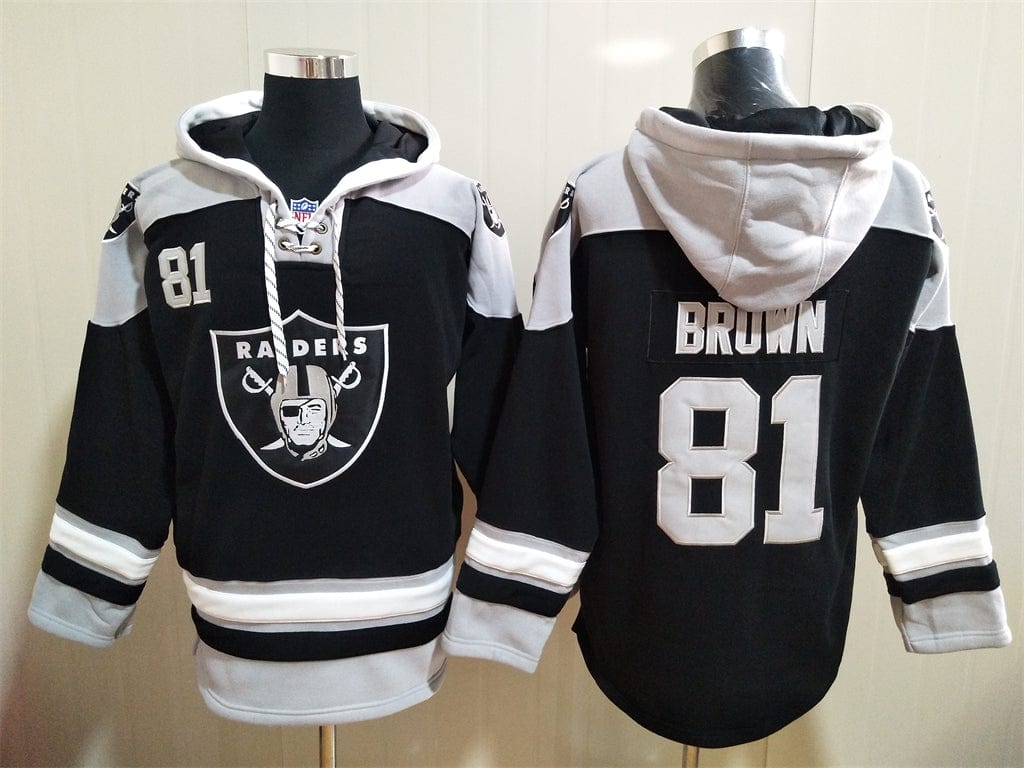 Las Vegas Raiders Hoodie #81 BROWN