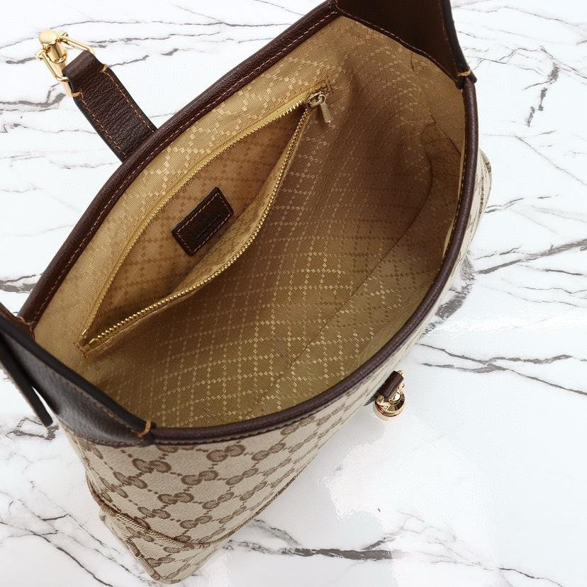 Gucci Jackie 1961 Medium Shoulder Bag 31.5cm/12.4in Sand And Brown ‎863136