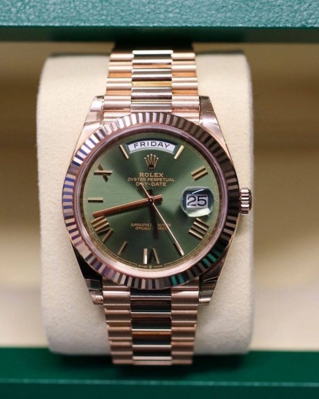 [Superclone] Rolex Day-Date 40mm Olive Green Dial President 228235