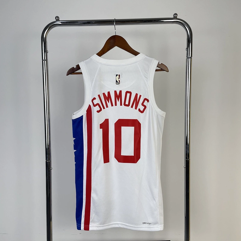 2023 NBA Brooklyn Nets (10 SIMMONS) Basketball Jersey