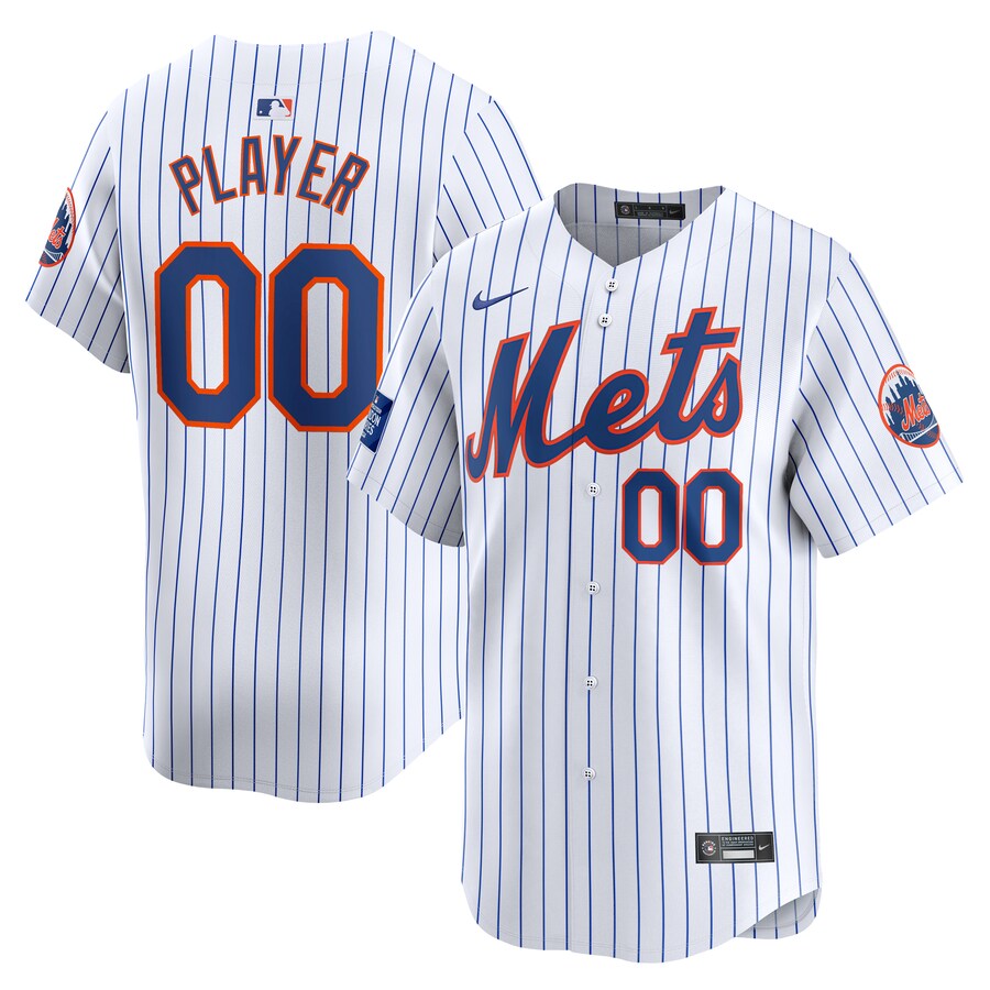 New York Mets 2024 MLB World Tour London Series Home Pick-A-Player Limited Jersey  White