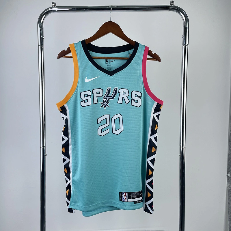 2023 NBA San Antonio Spurs 20 GINOBILI Basketball Jersey