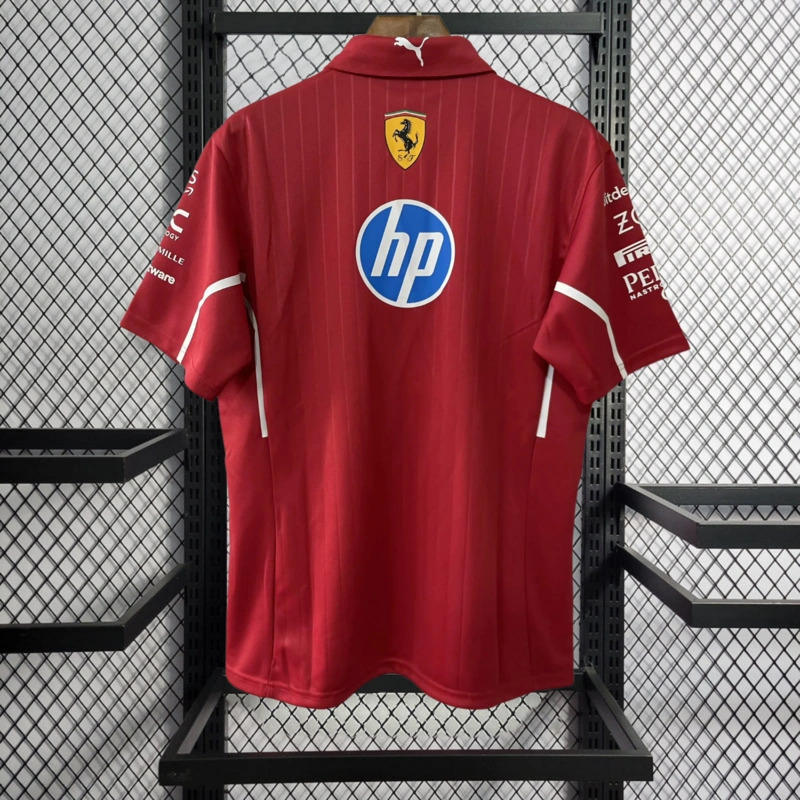 2025 F1 Ferrari Racing POLO Racing Suit