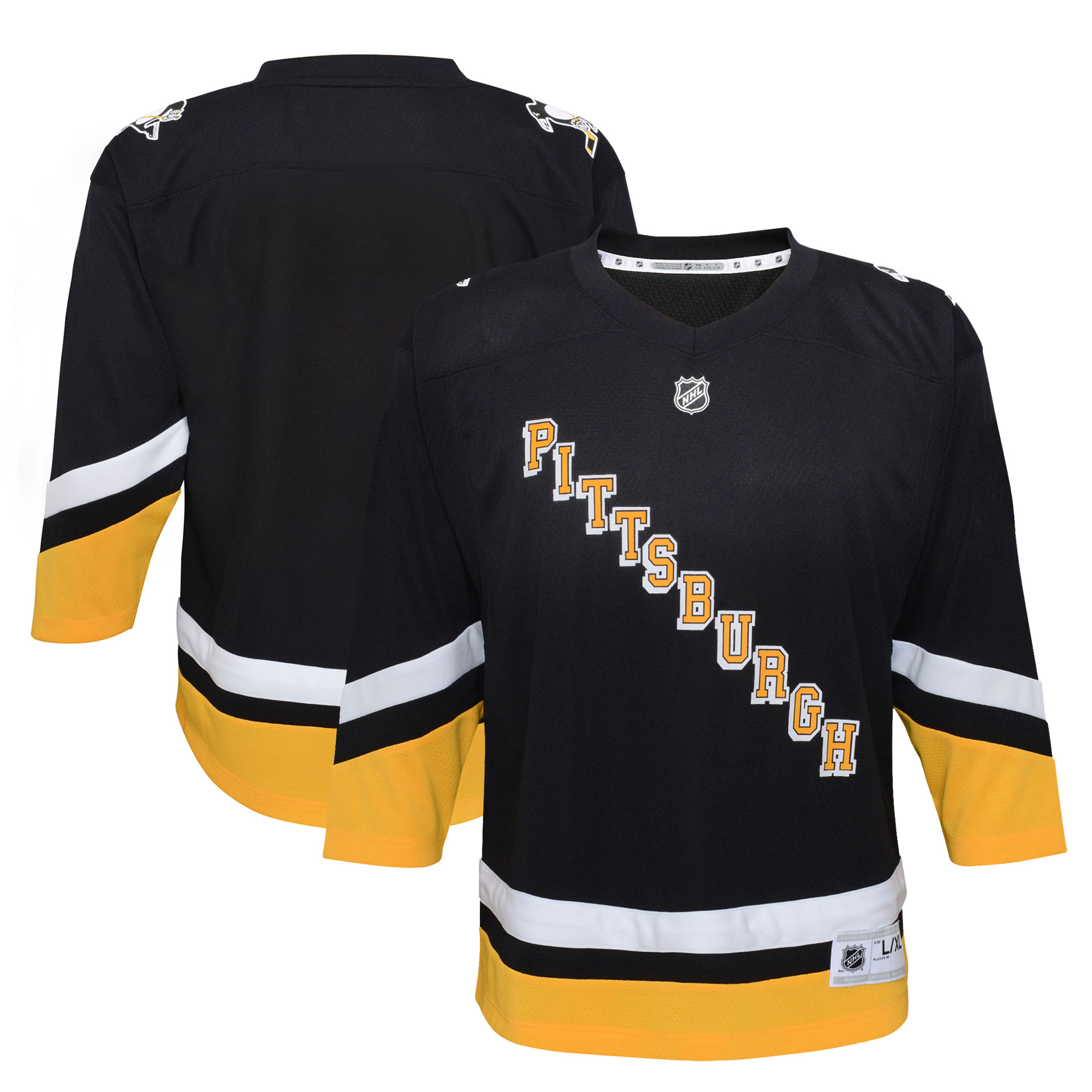 Pittsburgh Penguins Preschool 2021/22 Alternate Replica Jersey – Black