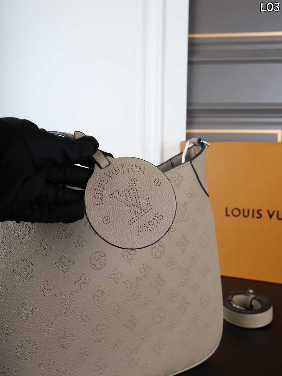 Louis Vuitton All Around PM Bag Galet Grey 25cm M27336