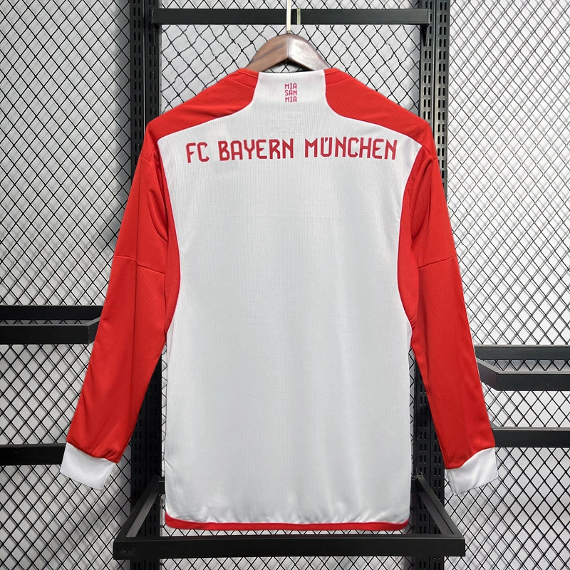 2023-24 Bayern Munchen Home Long sleeves Football jersey