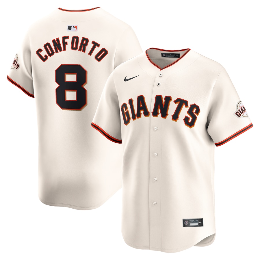 Michael Conforto San Francisco Giants Home Limited Player Jersey  Cream