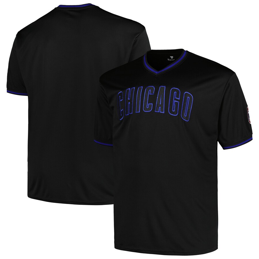 Chicago Cubs Profile Big&Tall Pop Fashion Jersey Black