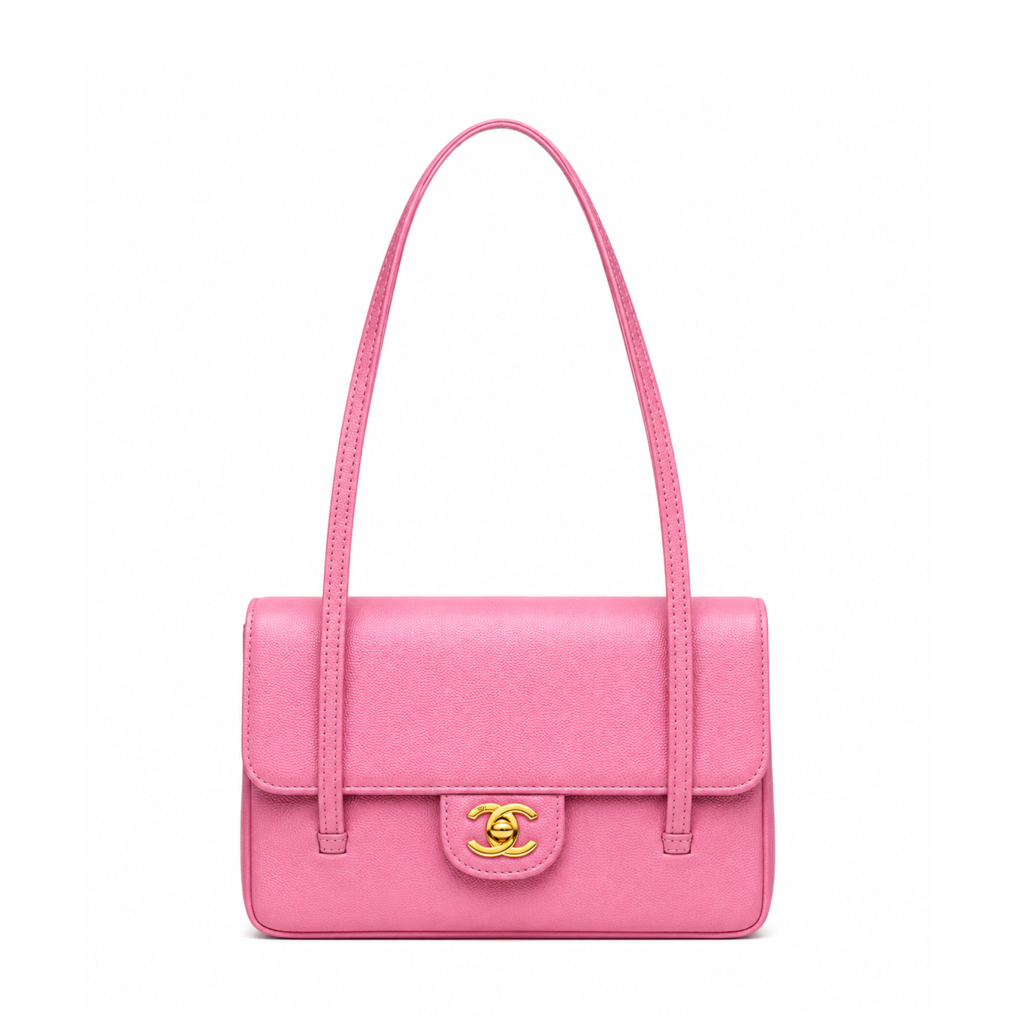 Chanel Clutch Pink Bag 17cm/6.7in