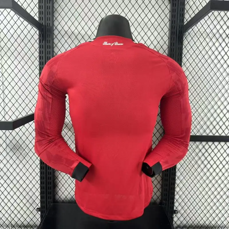 Player 2025-26 Manchester United Home Long sleeve Football jersey