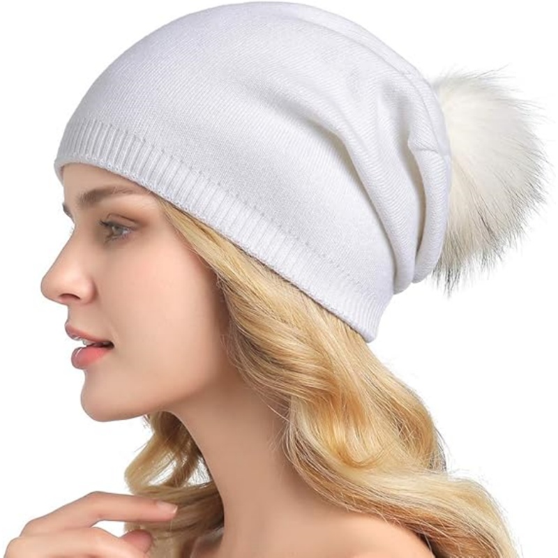 Women Knit Wool Beanie