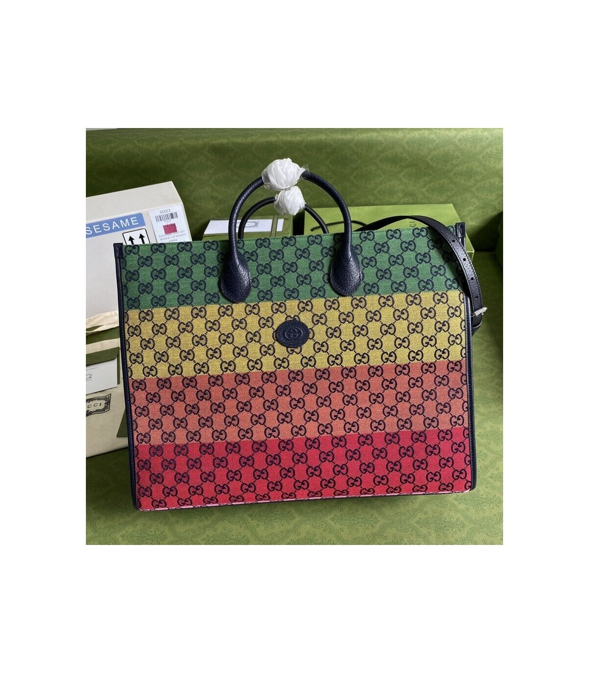 Gucci GG Multicolour Large Tote Bag