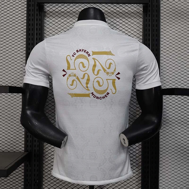 Player 2024-25 Bayern Munchen 125th anniversary white Football jersey