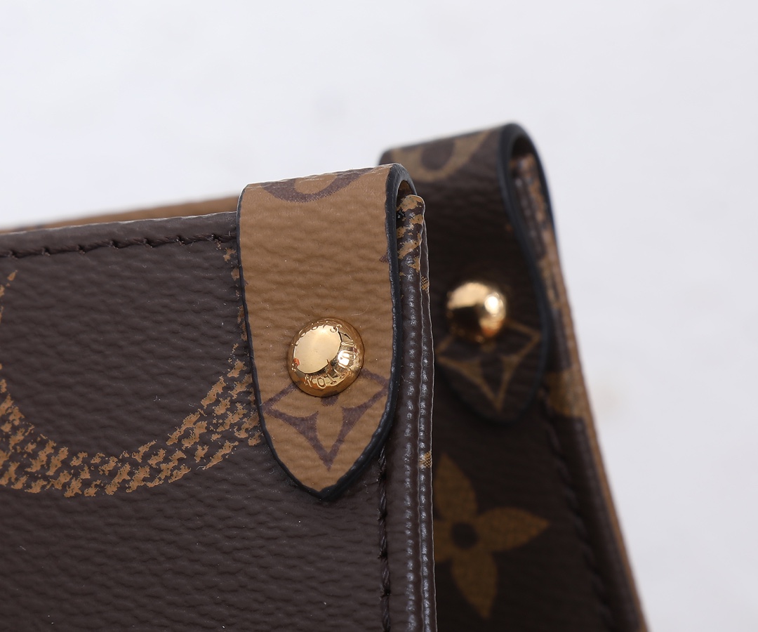 Louis Vuitton On The Go MM Monogram Medium Tote Bag Brown M45321 35cm