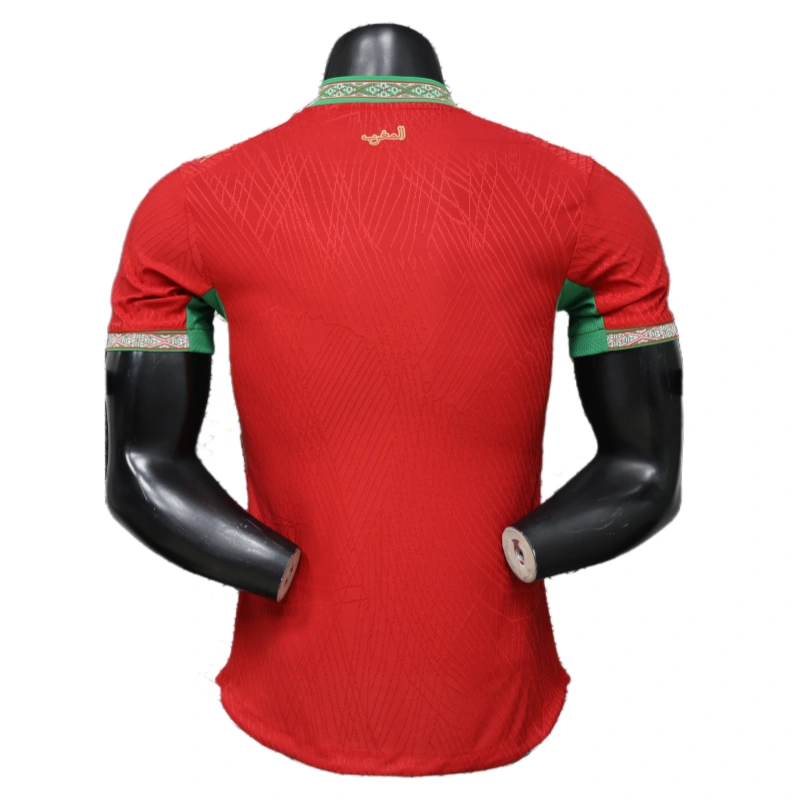 World Cup 2026 Morocco Team Home Football Jersey Player Version - JerseyFun