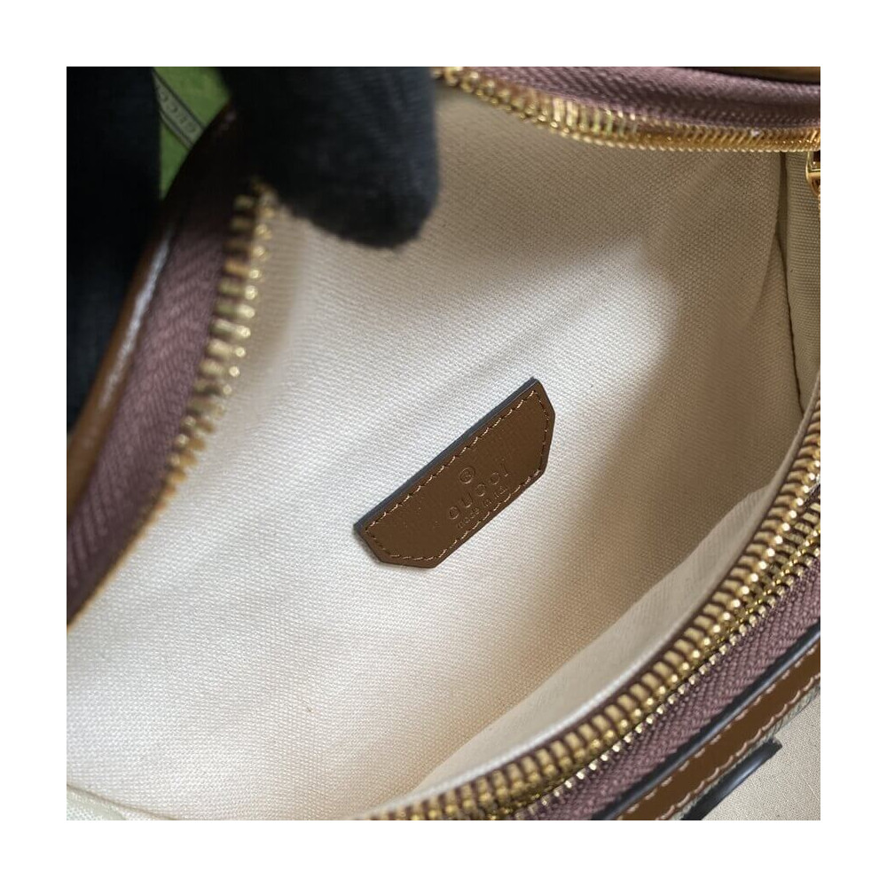 Gucci Belt Bag with Interlocking G in Brown GG Supreme