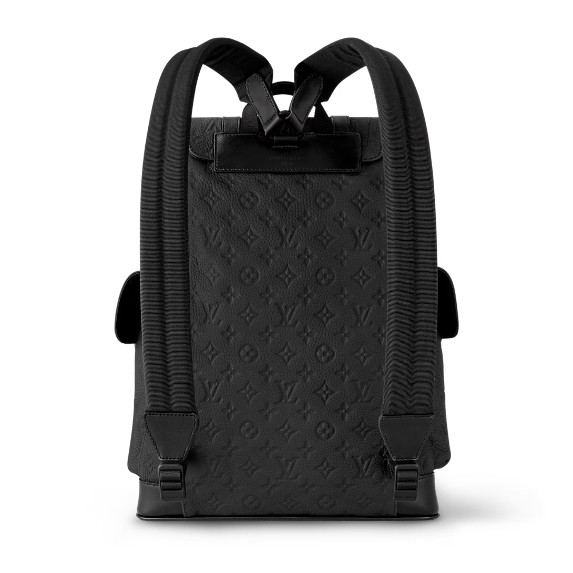 Louis Vuitton Christopher Backpack Mm Taurillon Monogram Black M55699