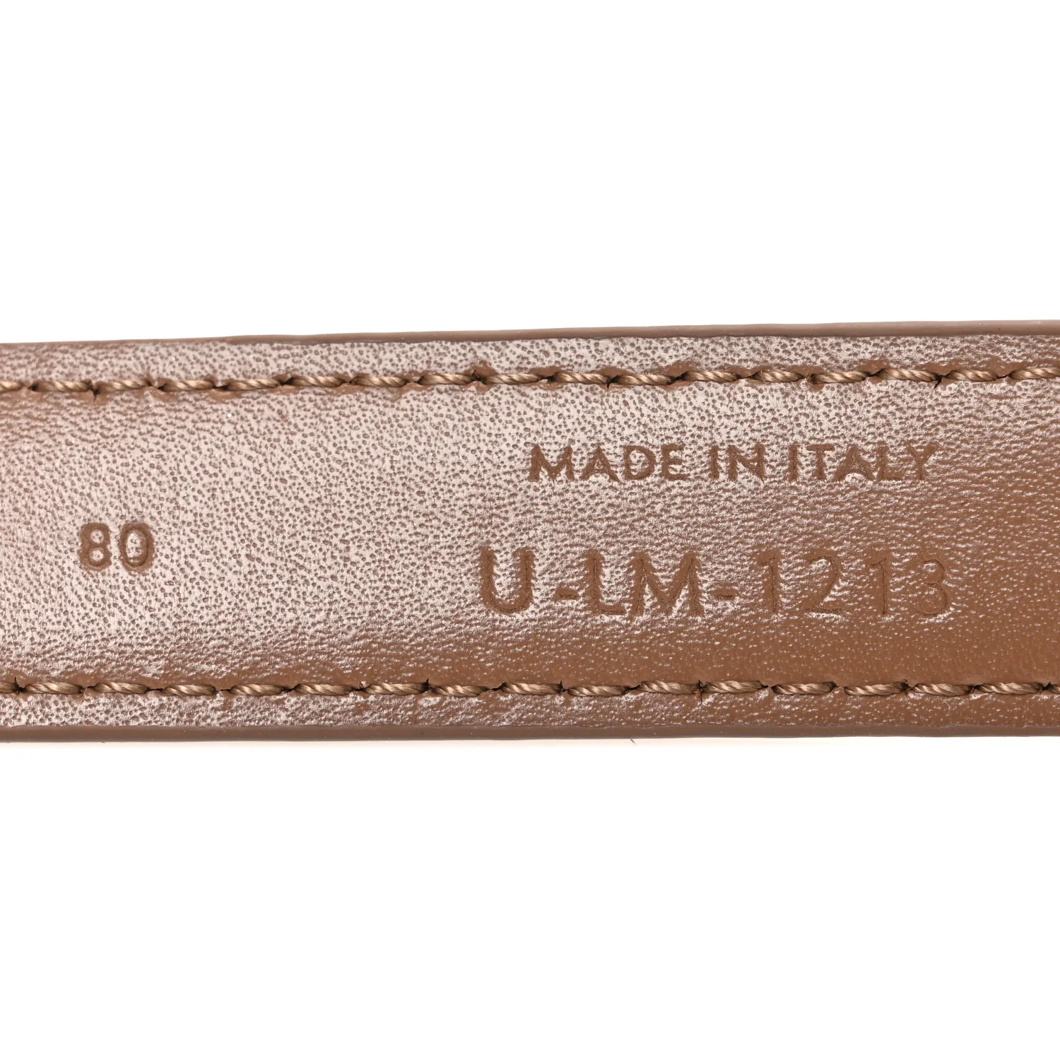 Box Calfskin Small 18mm Triomphe Belt 80 32 Brown