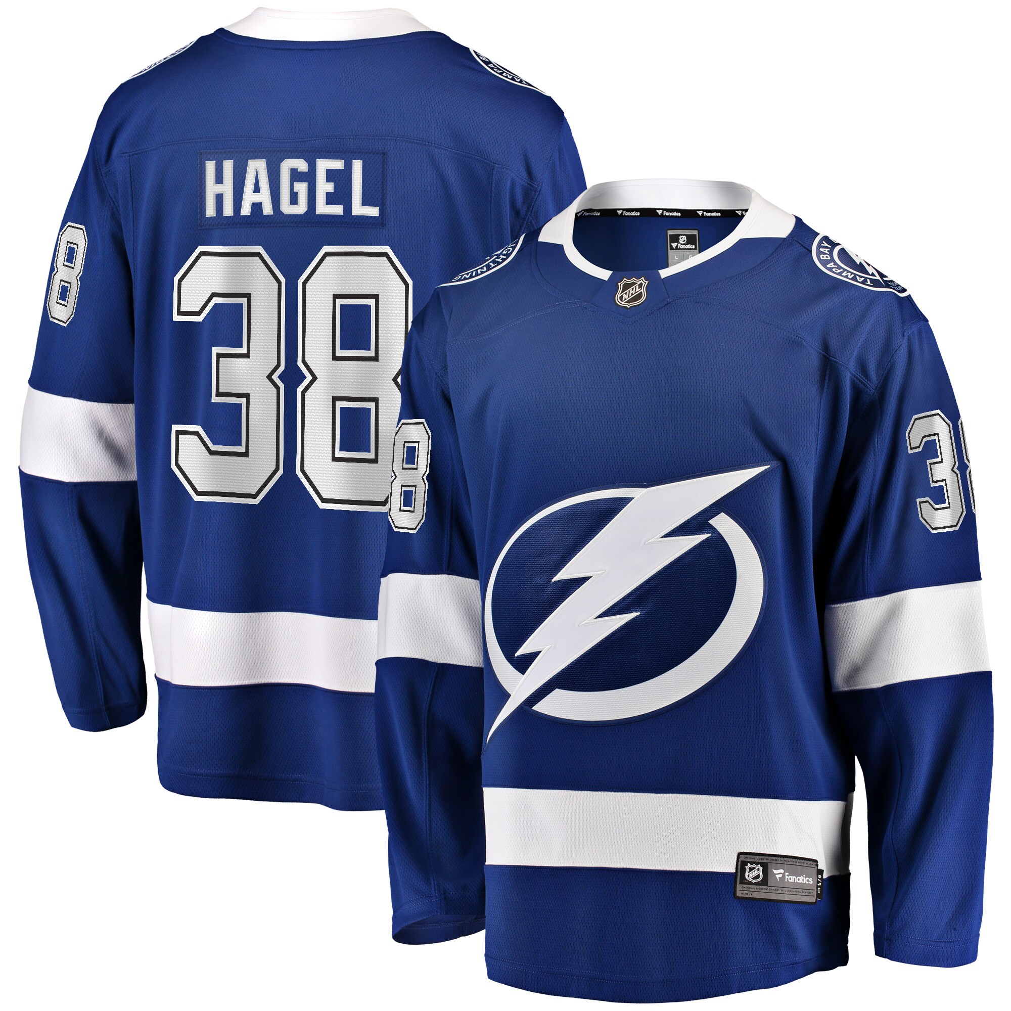 Brandon Hagel Tampa Bay Lightning Fanatics Home Breakaway Player Jersey – Blue