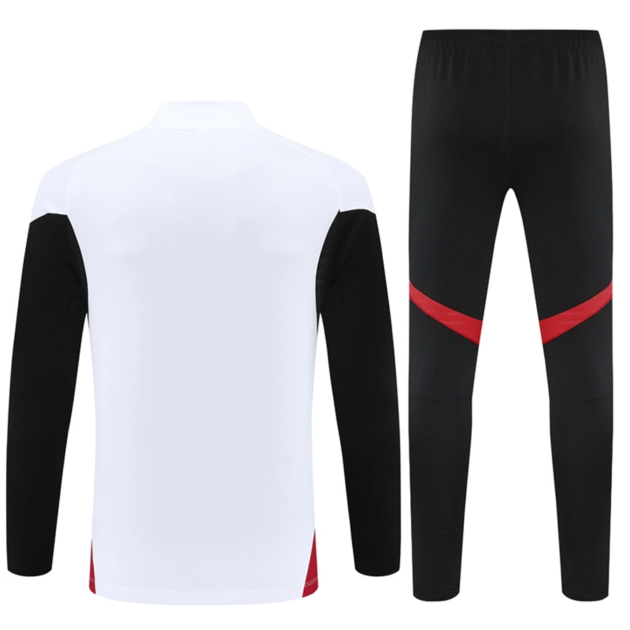 2025-26 Manchester United White Long Sleeve Training Suit
