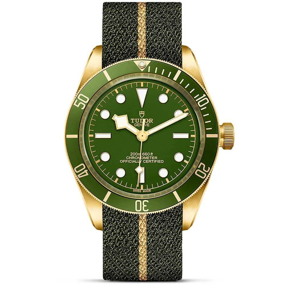TUDOR Black Bay 58 18K 39mm Green Dial Automatic Watch M79018V-0001