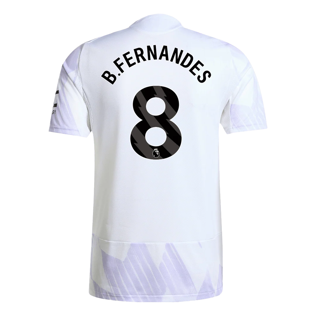 B.FERNANDES #8 Manchester United Away Player Version Soccer Jersey 2025/26