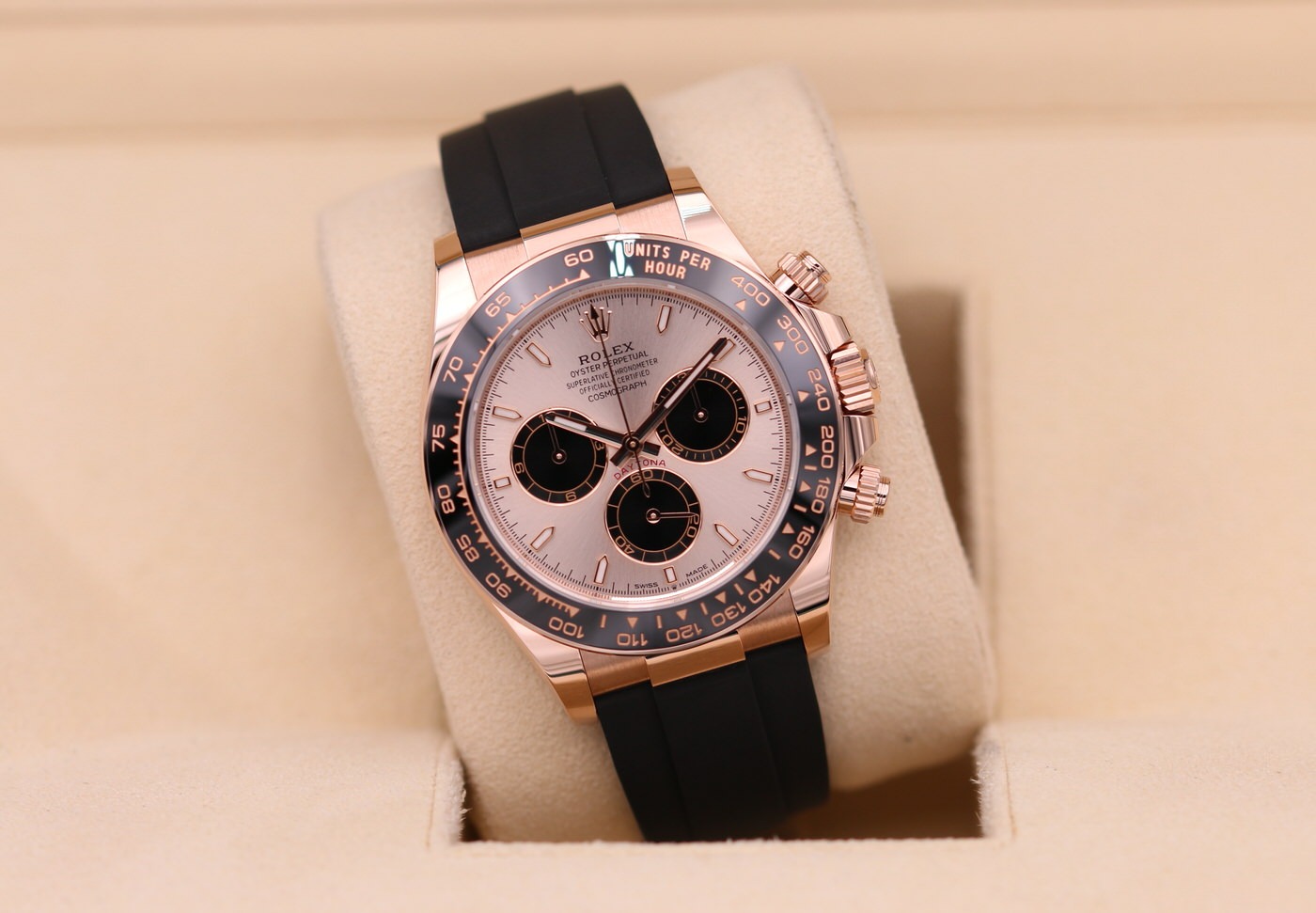 Rolex Daytona 40 mm Sundust Dial in Everose Gold 126515LN