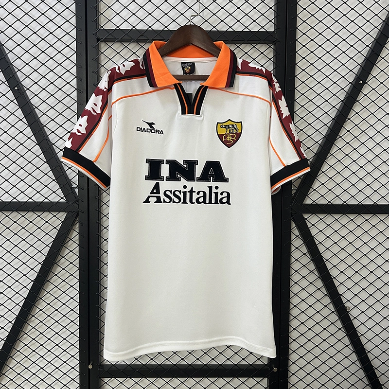Retro 1998-99 AS Roma Away Football jersey retro