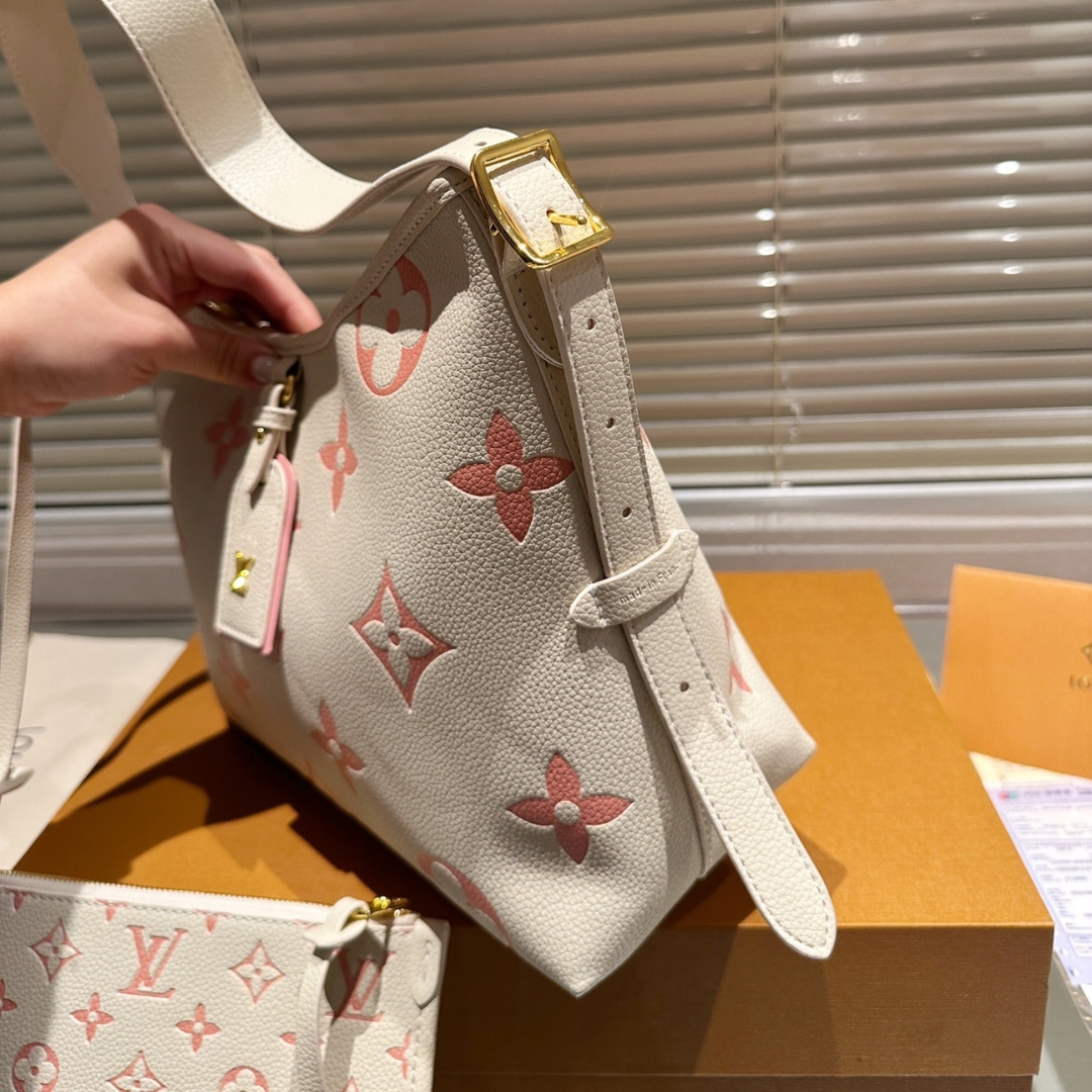 Louis Vuitton Carryall Pm Bicolour Monogram Empreinte Leather 30Cm M24141