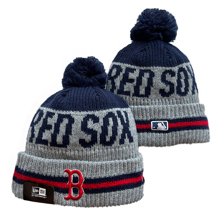 Boston Red Sox  Repeat Cuffed Knit Hat with Pom