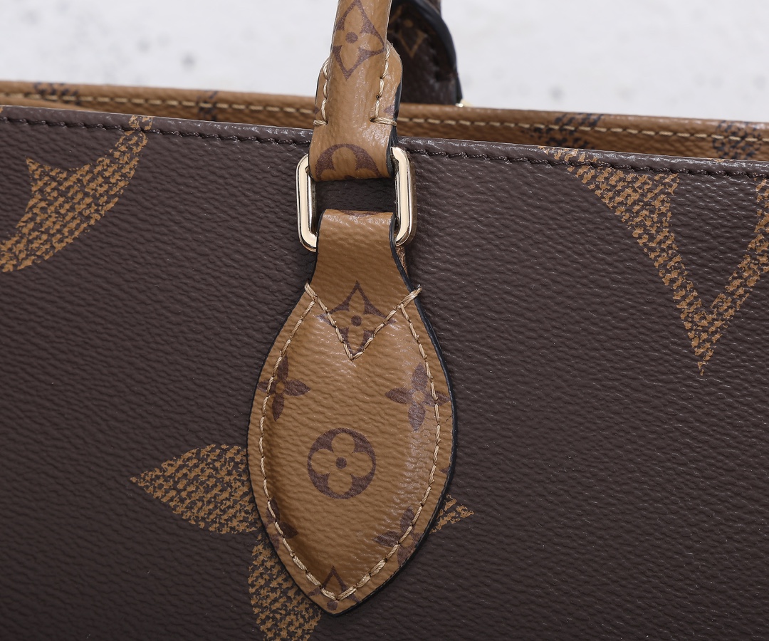 Louis Vuitton On The Go MM Monogram Medium Tote Bag Brown M45321 35cm