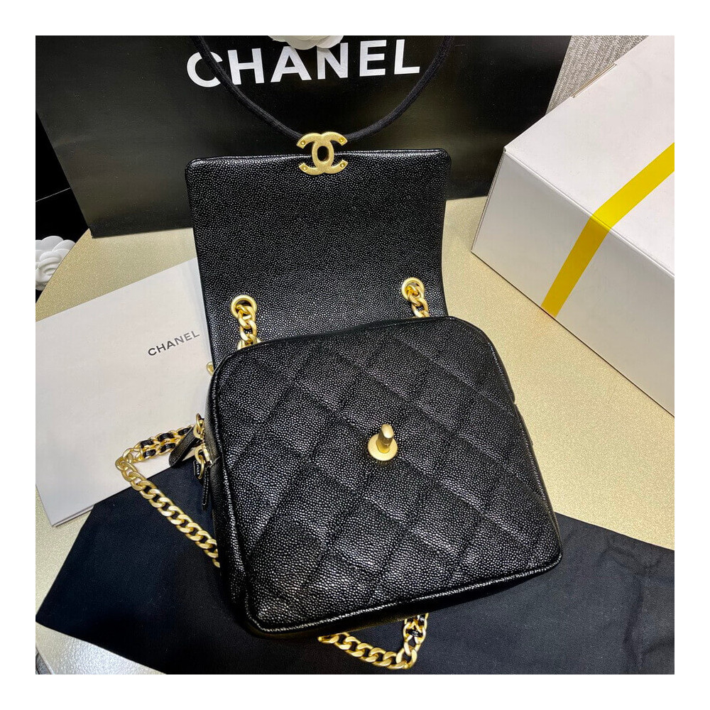 Chanel Backpack in Grained Calfskin