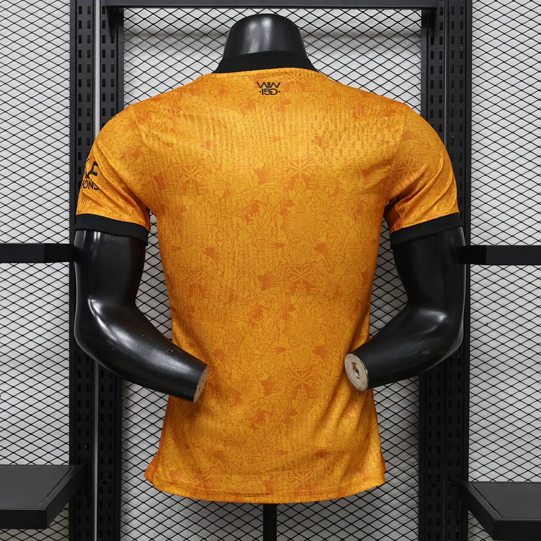 2026/27 Premier League Wolves Team Home Football Jersey Player Version - JerseyFun
