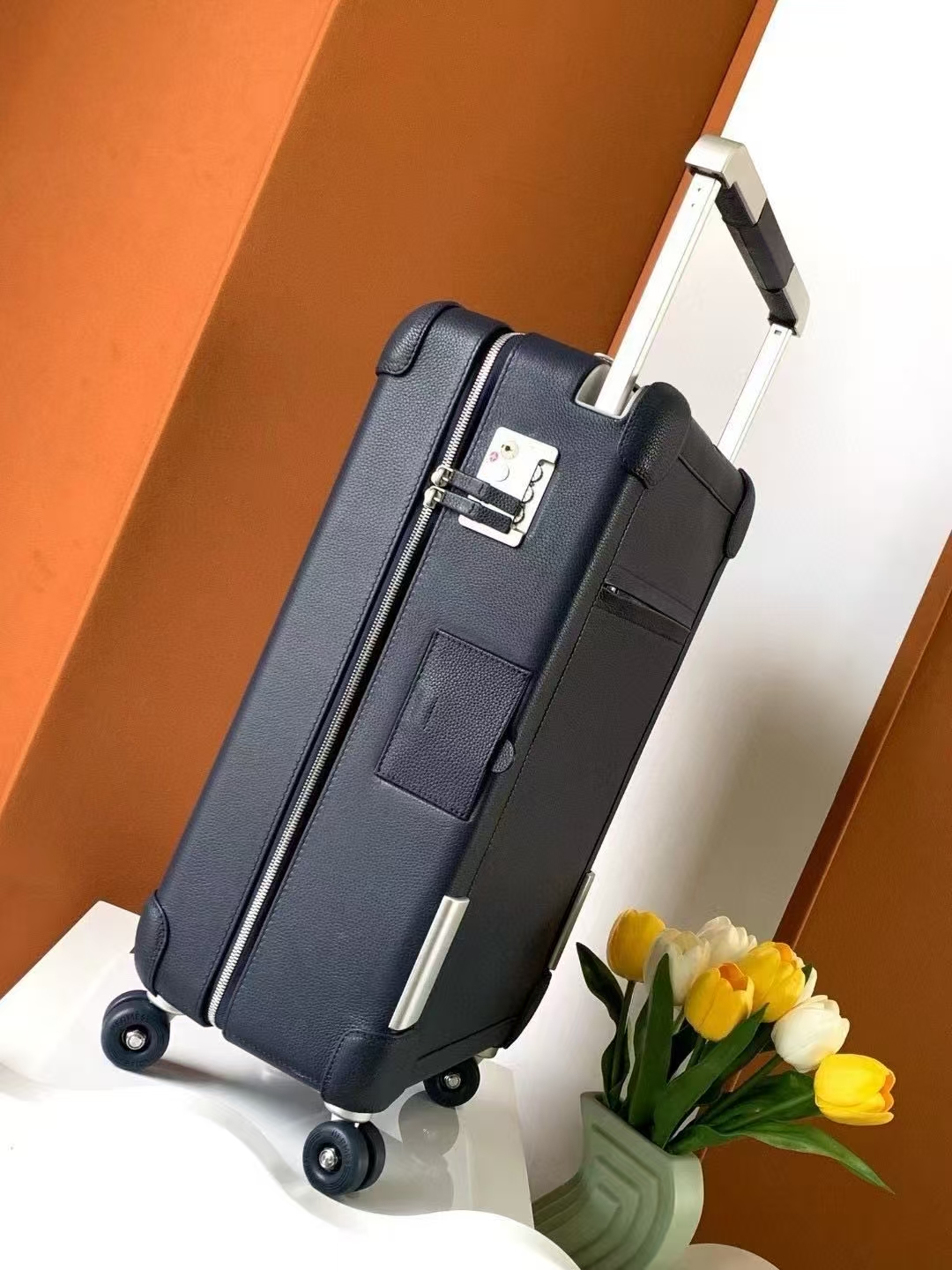 black suitcase