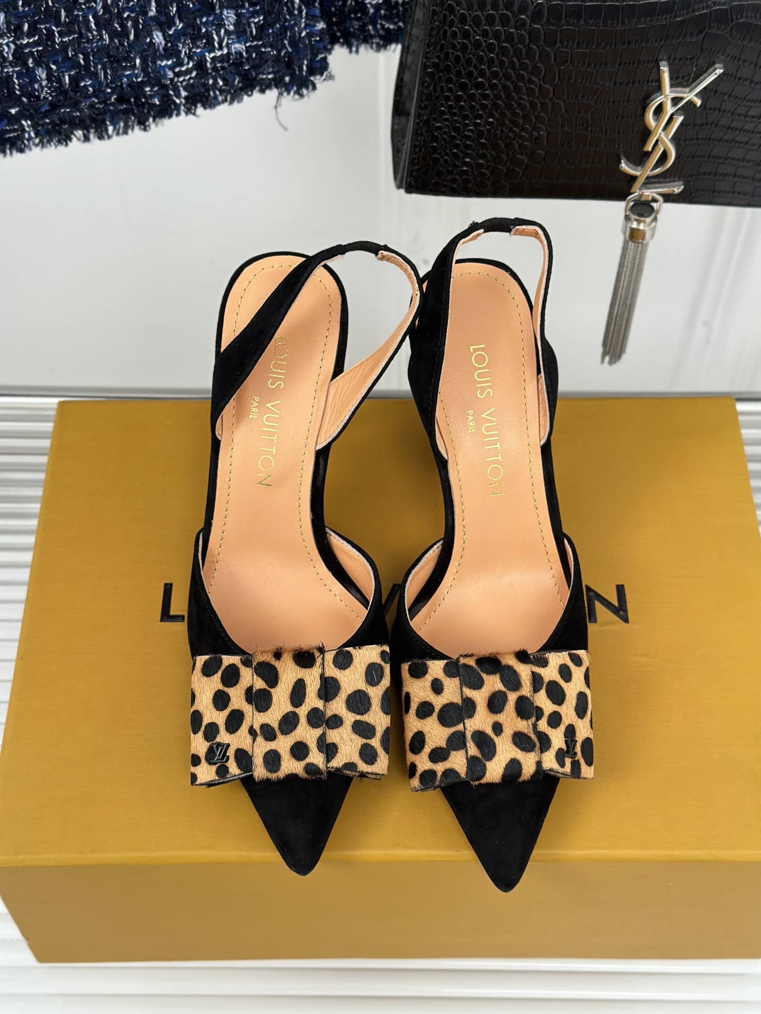 Louis Vuitton Blossom Slingback Pump Black 1Ac8B4