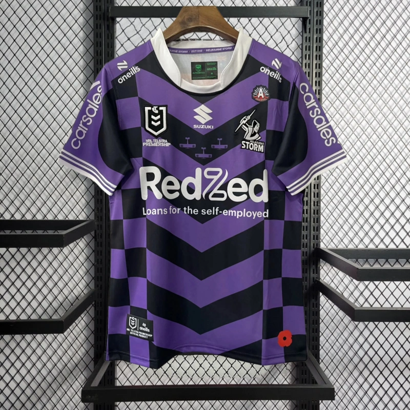 2025 Melbourne Storm Home Rugby Jersey