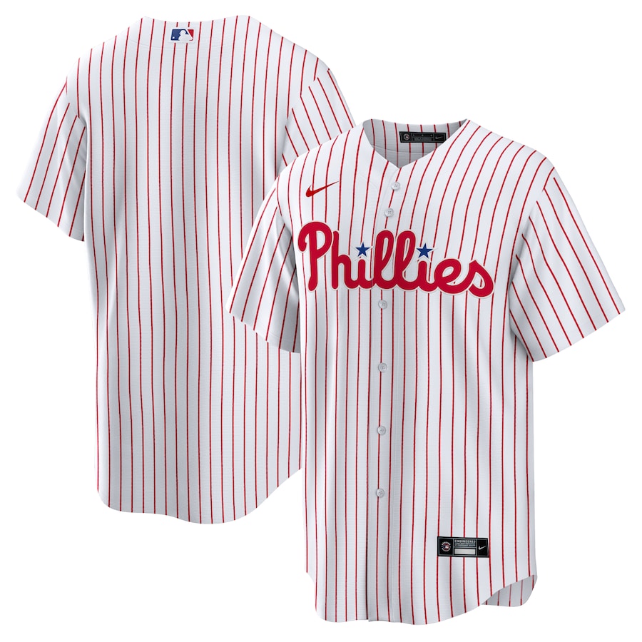 Philadelphia Phillies Home Team Jersey White