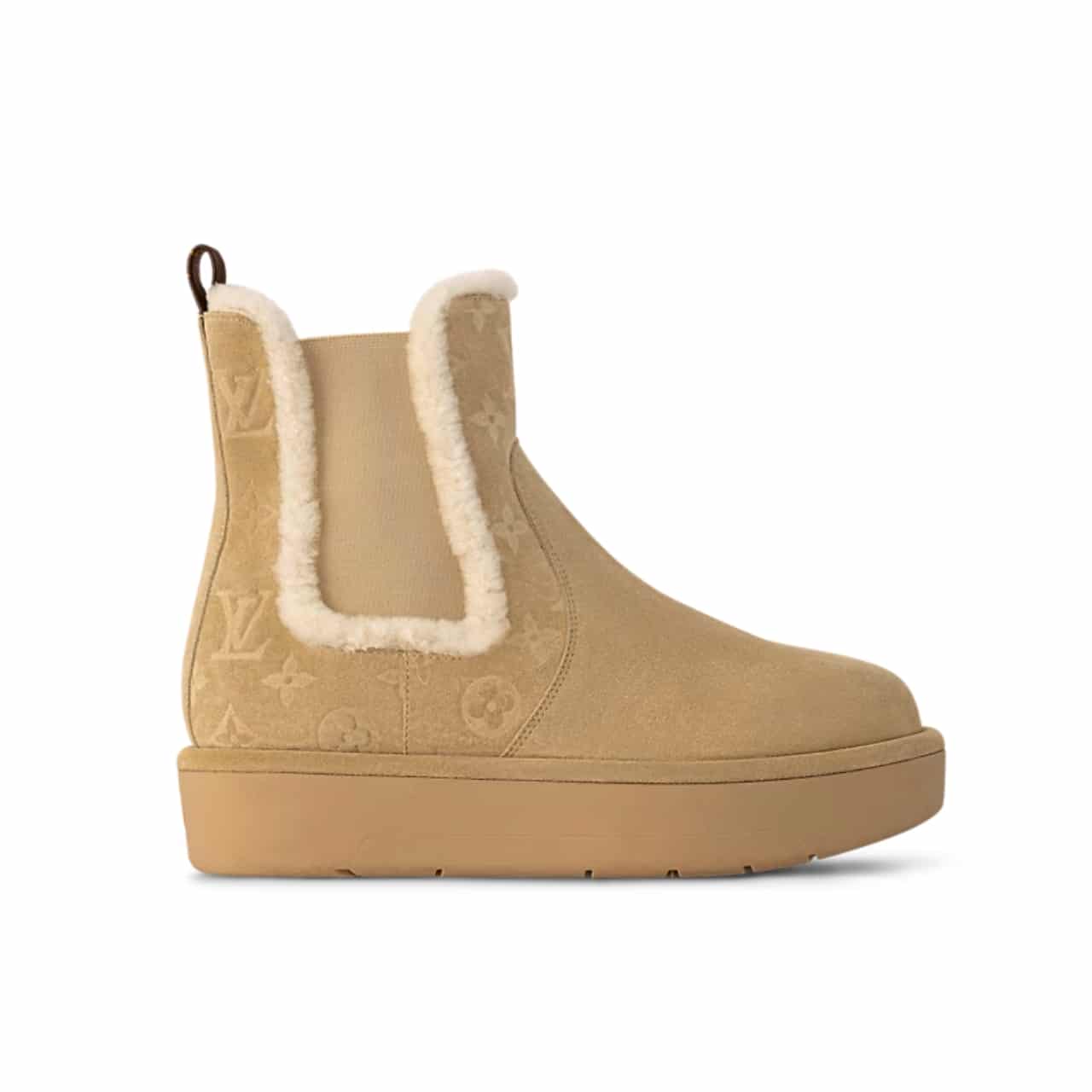 Louis Vuitton Aspen Chelsea Ankle Boot Beige 1Adc7R