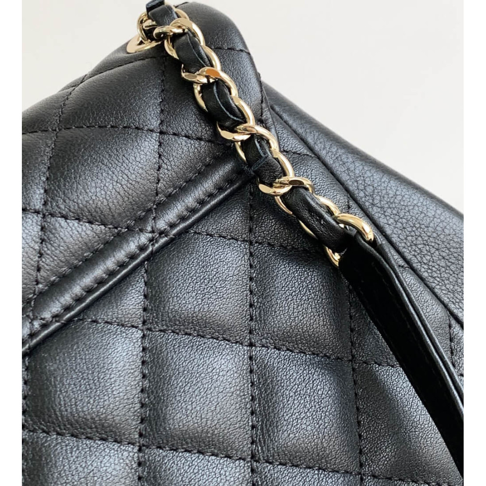 Chanel Calfskin Quilted Medium Duma Backpack 23cm