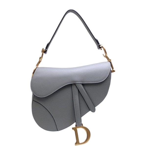 DIOR MICRO SADDLE GOATSKIN CLOUD BLUE