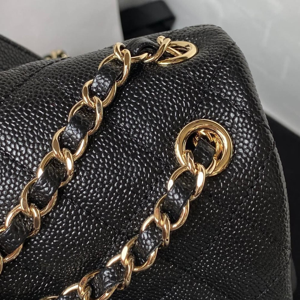 Chanel Small Duma Backpack Caviar Calfskin 19cm/7.5in