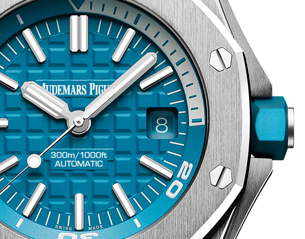 Audemars Piguet Offshore Diver Turquoise Blue Dial 42mm 15710ST.OO.A032CA.01