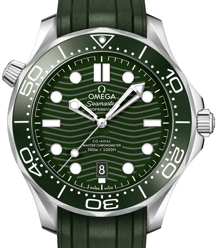 Omega Seamaster Diver 300M 42mm Green Dial Stainless Steel Strap 210.32.42.20.10.001