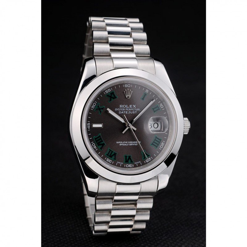 Rolex Datejust 41mm Rhodium Dial 126300 “Wimbledon” Smooth / Oyster