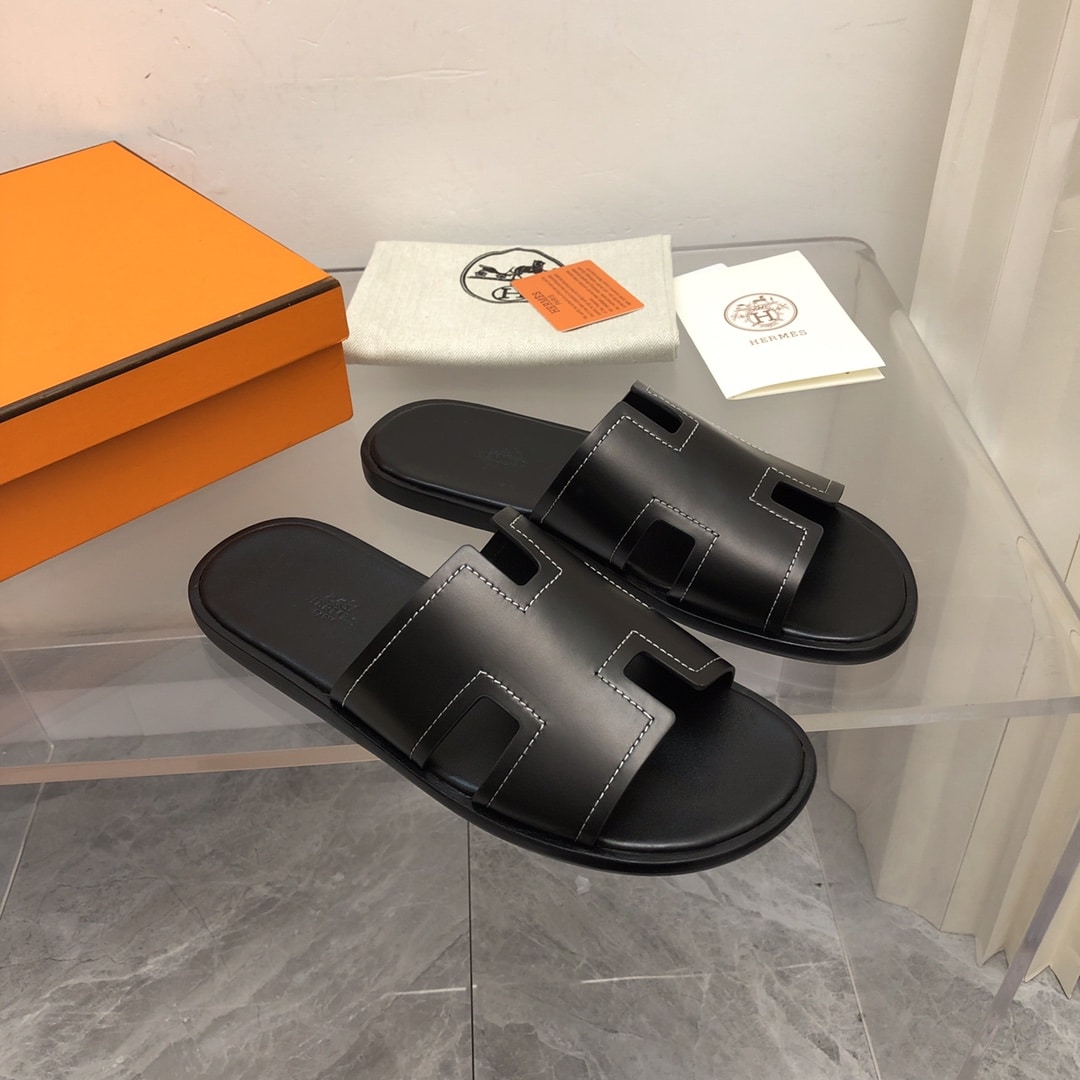 Hermes Izmir Sandal Black