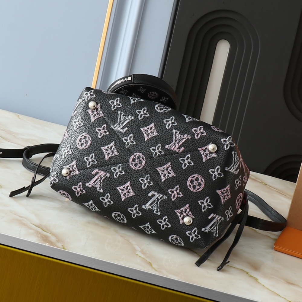 Louis Vuitton Bella Black /Amp Pink 22Cm