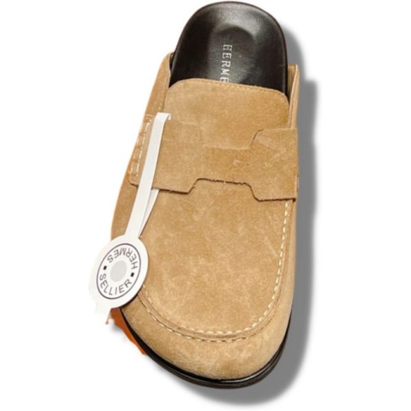 HERMES GO MULE BROWN