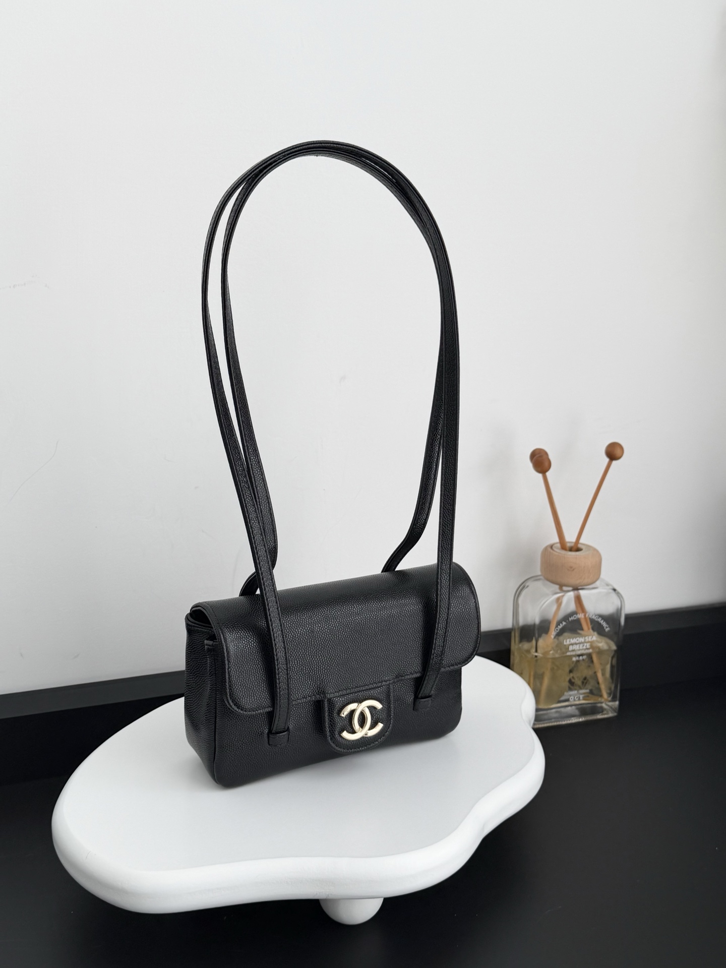 Chanel Leather Strap Bag