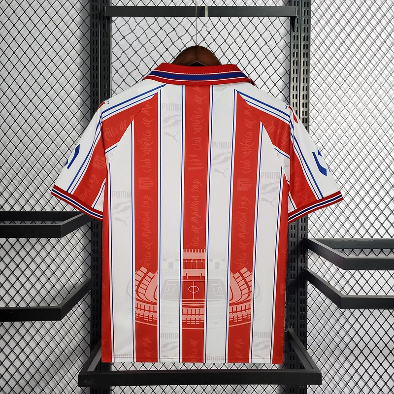 Retro 1996-97 Atletico Madrid Home Football jersey retro