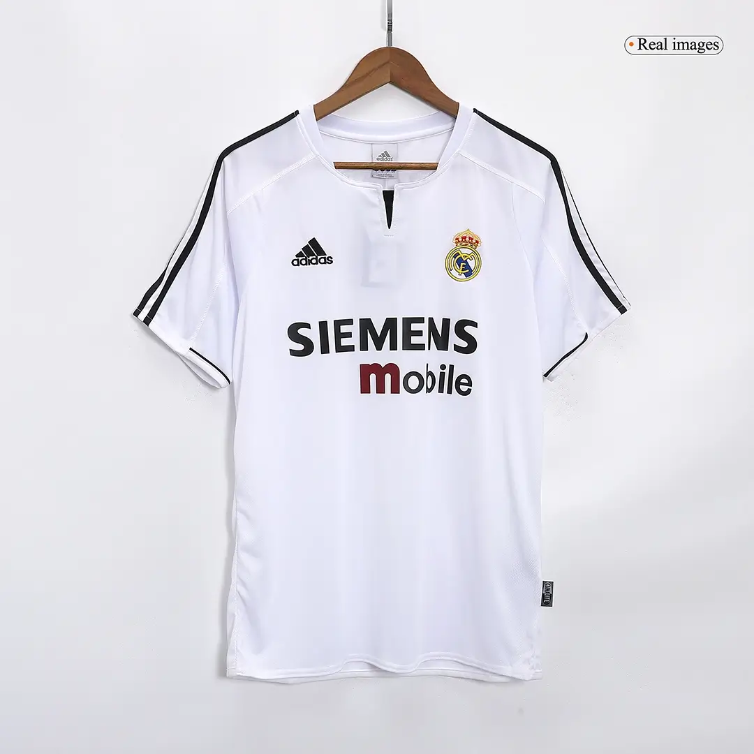 Ronaldo #9 Real Madrid 2003/04 Home Retro Football Jersey